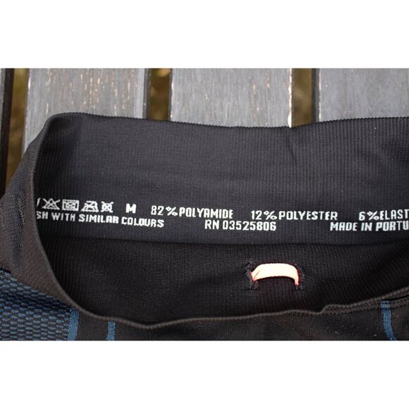 Sweaty Betty - Speedy Seamless Running Leggings in Black + Neon Blue, Med - Picture 2 of 10